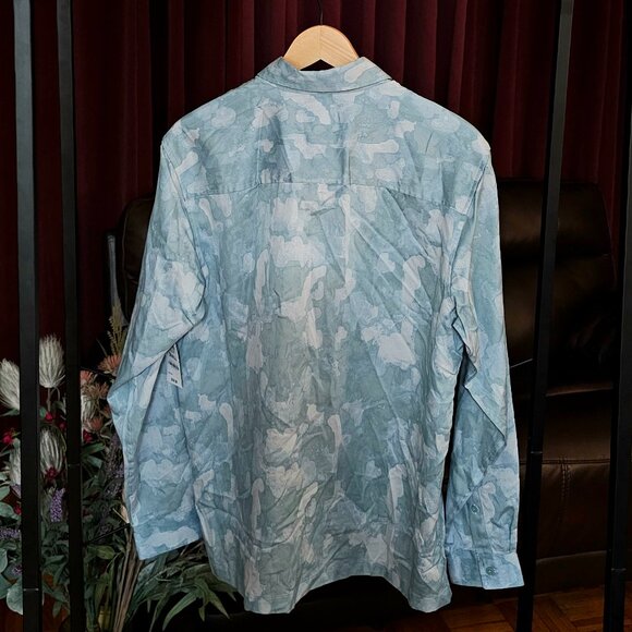 MEN'S PRINTED BUTTON-DOWN LONGSLEEVE - Picture 2 of 3